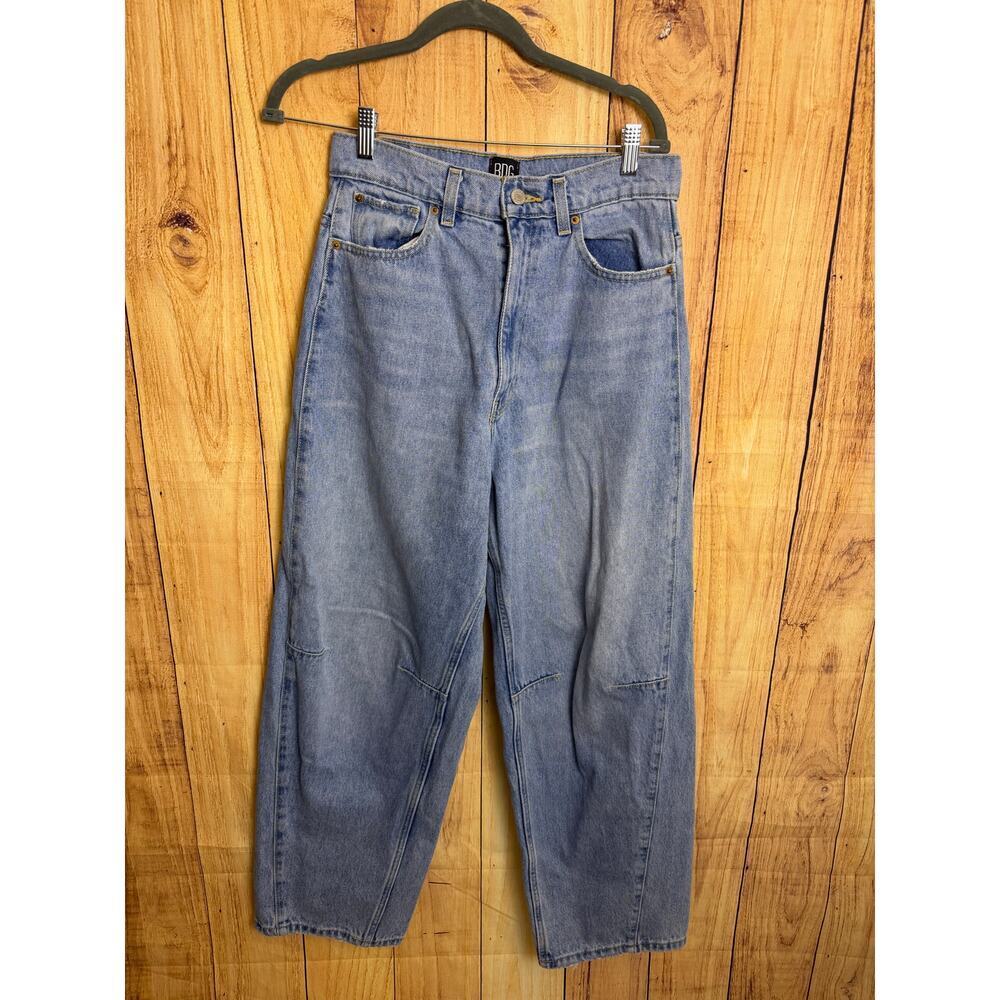 BDG Urban Outfitters High Rise Extreme Baggy 100% Cotton Barrel Jeans Women S 28